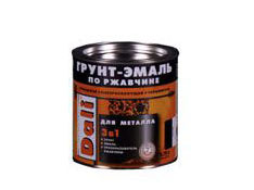Фотография товара Грунт-эмаль по ржавчине 0,75л Серебр. алюм RAL 9006 Dali