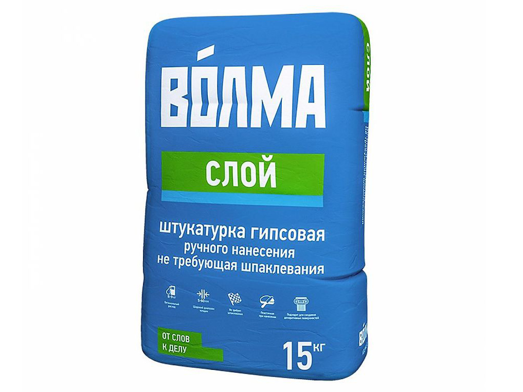 Фотография товара Штукатурка Волма Слой 15кг