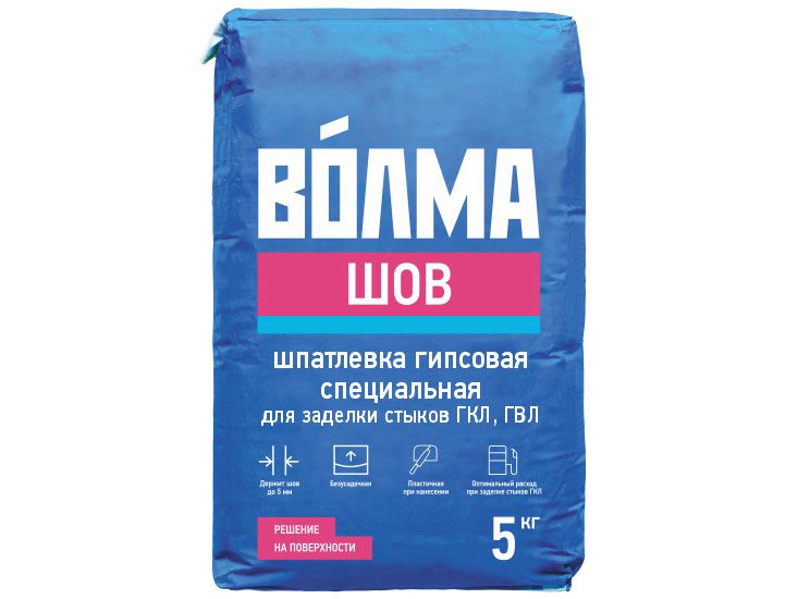 Фотография товара Шпатлевка Волма Шов 5кг