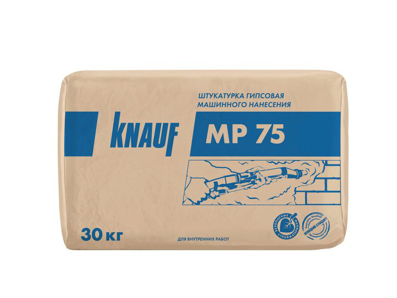 Фотография товара Штукатурка гипс КНАУФ МП 75 30 кг