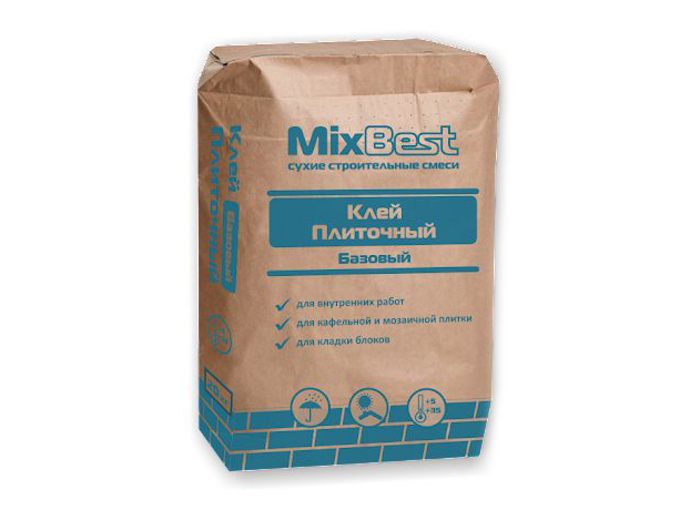 Фотография товара Клей плиточный ПСС Базовый MixBest 20 кг